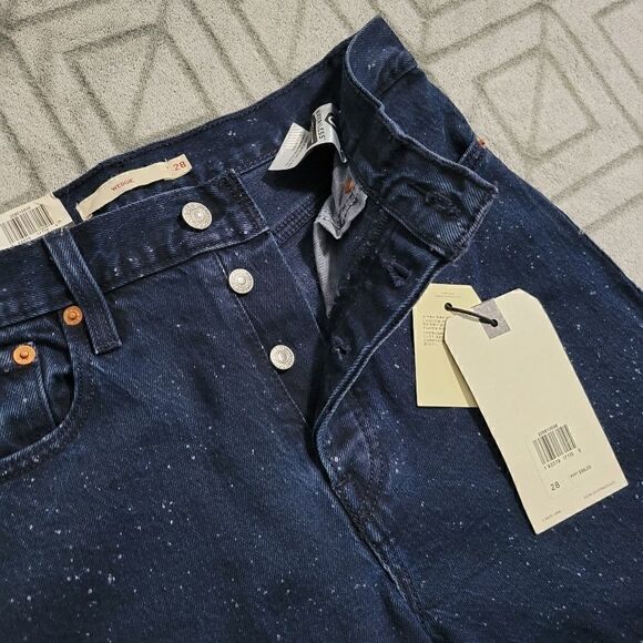Levi's Wedgie Speckled High Rise Jeans - Picture 3 of 8
